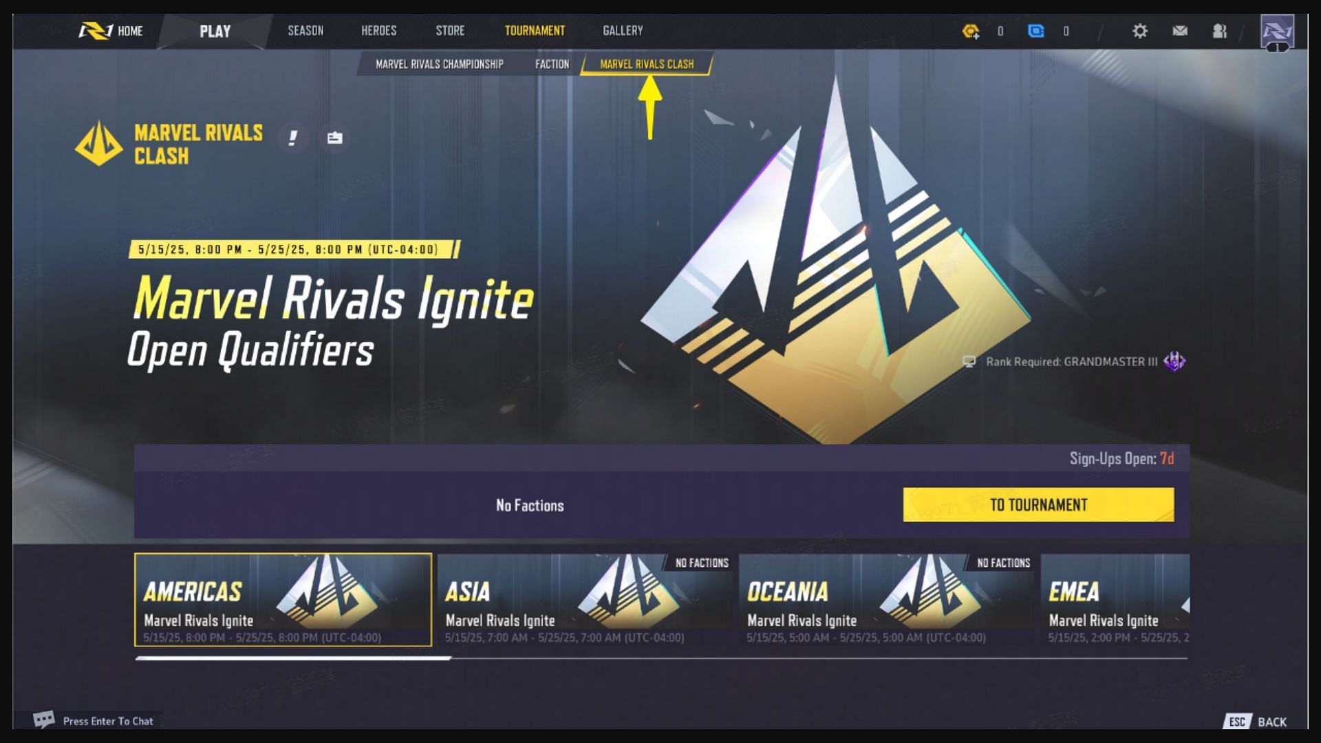 Registering for Marvel Rivals Ignite Stage 1 (Image via NetEase Games)